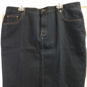 Ralph Lauren Jean skirt 18w